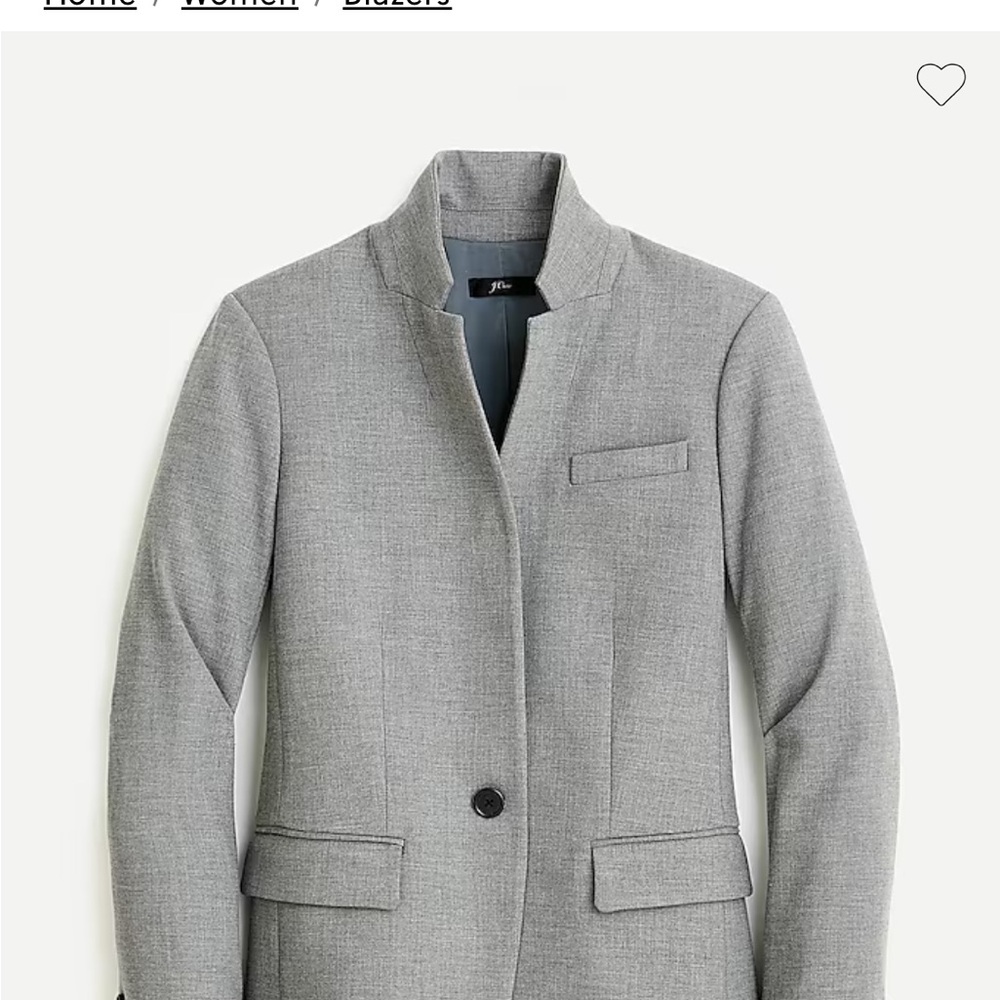 NET Gray Women's Regent Blazer JCrew
